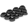 Okuli 12 x Gommini Auricolari in Silicone Ricambio per Bose QuietComfort II & Ultra Auricolari Cuffie in Nero
