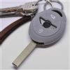 mt key Coperchio di protezione in silicone grigio per chiavi auto compatibili con Mini One Cooper Cabrio Clubman