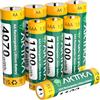 AKTTKA 4 Batterie AA + 4 Batterie AAA Al Litio Ricaricabili,AA 4070mWh & AAA 1100mWh,1,5V.Particolarmente Adatte Per Telecomandi,bilance Elettroniche,termometri,sensori,controller Di Gioco E Altri