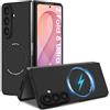 Nshkeji Cover per Samsung Galaxy Z Fold 8 Ultra Magnetica Custodia | Rigida Ultrasottile con Retro Satinato Guscio Liscio Antimpronta Bordo Fotocamera Rialzato, Compatibile con Ricarica Wireless