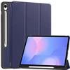Haofun Custodia Cover Compatibile con Samsung Galaxy Tab S10 FE Plus/S10 FE+, Magnetico Case con S Pen Holder, Multi-Angolo Regolabili, Auto Sveglia/Sonno, Blu