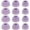 VGOL 6 paia di gommini di ricambio in silicone compatibili con Samsung Galaxy Buds 2 Pro, misura S/M/L, 3 misure, viola