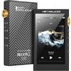HIFI WALKER Lettore audio portatile Bluetooth 5.1, lettore musicale di alta qualità con touch screen 4, uscita cuffie 4,4 mm e 3,5 mm, USB DAC, scheda di memoria 128 GB inclusa