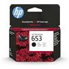 HP 653 Black Original Ink Advantage Cartridge cartuccia d'inchiostro 1 pezzo(i) Resa Standard Nero