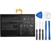 ASKC L14D2P31 Tablet Batteria per Lenovo Tab 2 A7600-F A10-70F A10-70 A10-70L A10-70LC A10-30 A10-30L A10-30F TB2-X30 TB2-X30F TB2-X30L TB2-X30M 3.8V 7000mAh 26.6Wh with Tools