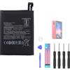 Aousavo Batteria di ricambio BN48, compatibile con Xiaomi Redmi Note 6 Pro con kit di ricambio