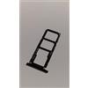 generale compatibile con ASUS ZENFONE 4 MAX 5.5 ZC554KL X00ID Try Vassoio alloggio porta scheda nano Sim1+ SIM 2 + SLOT SLITTA Alloggio Memoria Micro Sd CARD (NERO)