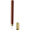 Generic Penna a immersione in vetro, manico in legno, elegante, vintage, multifunzionale, per uomini, adolescenti, adulti, amanti della famiglia,