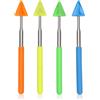 XIHIRCD 4 pz Puntatore Freccia Insegnante, Puntatore Telescopico Bastone Freccia Divertente Puntatore Freccia Triangolare Retrattile Bastone Guida Portatile Allungabile per Aula Ufficio Scolastico