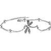 YAFEINI Braccialetto in argento Sterling con bradipo, mucca, panda rosso, libellula, cuore, bradipo, gioiello per donne e ragazze, 7 Zoll, Metallo