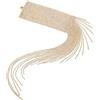 OUNONA Bracciale Donna Resistente alla Ruggine allo Scolorimento con Cristalli e Frange in Rame Dorato per Occasioni Speciali