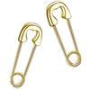 CHIC & ARTSY Orecchini Unisex con Spilla da balia in Argento 925 - Solidarity Peace