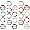 WATIIFUFU Anelli decorativi per sciarpa in lega 20 pezzi per donna, accessori per gonne e t-shirt per uscite quotidiane