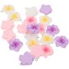 KESYOO Ciondolo Fiore Esotico in Resina Colorato a Cinque Petali, Design Boho, 60 Pezzi, Accessori per Creazione di Bijoux e Braccialetti Estivi