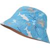 Playshoes Cappello da Pescatore con Protezione UV per Ragazzi, Animali marini, 53