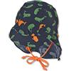 Sterntaler Baby - Berretto con Visiera e Laccetti, Protezione UV 50+, Colore: Blu Marino, Blu Marino, 51