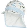 Sterntaler Schirmmütze Nackens. Saurier Cappello da Sole, Bianco, 43 Unisex Baby