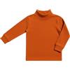 BABIDU Canottiera Intima Unisex per Bambini, Collo Alto e Semi-Dolcevita, Intimo Unisex per Ragazzi e Ragazze dai 2 ai 16 Anni, Canottiera a Maniche Lunghe in Cotone e Poliestere, Tessuto Felpato