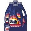 Dash Power + Extra Igienizzante, Detersivo Liquido Lavatrice, 140 Lavaggi (35x4), Pulizia Profonda Contro Sporco E Batteri, Pulizia Impeccabile