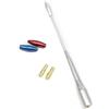 Start Antenna tris universale per tutte le auto in alluminio cromato