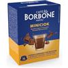 Caffè Borbone MiniCiock, Bevanda al gusto di Cioccolato - 96 capsule (6 confezioni da 16) - Compatibili con le Macchine ad uso domestico Lavazza* A Modo Mio*