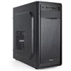 TooQ Prisma Ultra, case per PC di tipo Midi Tower, colore nero, compatibile con schede madri ATX, Micro ATX e Mini-ITX, realizzato in acciaio SPCC, ideale per uso domestico o in ufficio