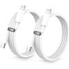 BSTOEM Cavo IPhone USB C Lightning,Cavo Di Ricarica Rapida,2 Pezzi 1M+1M Cavetto USB C Lightning Per IPhone 14/13/13pro/12/12 Pro/Max/12/Mini/11/11 Pro/Max/Se/Xs Max/Xs/Xr/X/8/8 Plus/7/6s/6 Plus 5s/5c/Ipad