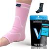 VITTO Cavigliera Ortopedica - Cavigliera Sportiva per Distorsione, Tutore Caviglia per Tendinite Di Achille e Artrite (Rosa, XL)