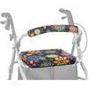 ASQVTIFE Hippie Lotus Drive Rollator Walker con parti di ricambio per deambulatore deambulatore accessori copertura per anziani per camminatori per anziani coperture per maniglie per camminatori
