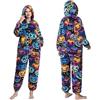 Vhersily 2025 Pigiami Animali Invernali In Pile Per Adulti Tuta Intera Monopezzo Con Cappuccio, Morbido e Caldo, Costume Carnevale Halloween Party Clubwear, Morbida, Comoda, Per Tempo Libero
