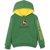 John Deere Felpa con cappuccio in pile per famiglia abbinata