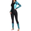 Vhersily Mute da Surf Sportive da Donna, Lunghezza Intera con Cerniera Posteriore, Protezione UV Solare, Nuoto Spiaggia, in Neoprene con Manica Lunga per Immersioni Subacquee, Snorkeling, Kayak, SUP