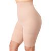 DELIMIRA Donna Pantaloncino Modellante Vita Alta Intimo Snellente Guaina Contenitiva Beige 58-60