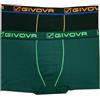 GIVOVA Boxer Uomo 6 Pz Cotone Bielastico Vari Assortimenti Moda Egidio