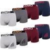 L&K Boxer Uomo Set in Diversi Colori, Premium Stretch 1117D, Pacco da 8 M