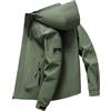 Vhersily Giacca Invernale Impermeabile da Uomo, con Cappuccio, Casual, Cappotto Foderato Pile, Tattica Militare, per Lavoro, Pesca, Arrampicata, da Trekking, per Autunno e Inverno, Versatili per Look