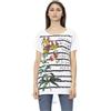 Trussardi T-Shirt Donna Floralia Misto Cotone Poliestere