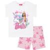 Barbie Pigiama Bambina | Unicorno Pigiama Corto | Pigiamoni Bambina | Bianco 8-9 Anni
