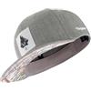 Nebelkind Berretto da baseball, unisex, con visiera piatta, con toppa Berlin, misura regolabile, unisex, con visiera dritta, grigio chiaro, S/M