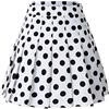 HOEREV Donne Ragazze Svasato Casual Mini Scuola Tennis Skater Casual Gonna Danza con Due Tasche Laterali e Pantaloncini Interni