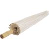 Hemobllo Ombrello di Carta Bianco, Parasole Giapponese in Carta e Legno, Fai da Te Dipinto a Mano, Accessorio per Foto e Matrimonio