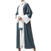 Vhersily Musulmano Donna Abaya Copertura Totale Vestito da Areghiera con Hijab Abiti Islamici Jilbab Islamico Modesto Vestiti da Ramadan Eid Mubarak Tinta Unita Classico per Business e Mezze Stagioni