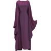 Vhersily Abaya Donna Islamico - Abito Musulmani Elegante - Abito Nobile per Donne e Ragazze Modeste - Ideale per la Preghiera e l'Uso Quotidiano, Eleganti Matrimonio, Estiva Casual Abiti