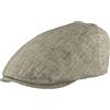 Hut Breiter Breiter Berretto da uomo flatcap, berretto con visiera in 100% lino, fodera in cotone, leggero e confortevole