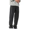 Vhersily Jeans Da Uomo Flare Retrò Wide Leg Pants Tinta Unita Basic Denim Pantaloni Autunno Inverno Con Tasche Gamba Dritta, Sportivi Comodi Elasticizzati, 2025 Streetwear, Traspirante, Clubwear