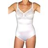 Leo Corsetteria Body contenitivo pizzo,ottimo per tutte le occasioni.Tenuta media tg.54/56 COPPA B/C Bianco