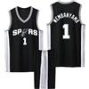 WEOPLKIN Completo da Basket Uomo e Bambino, Maglia Canotta e Pantaloncini