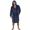 CityComfort Accappatoio Uomo con Cappuccio, Vestaglia in Pile Morbido, Abbigliamento Uomo per Adulti, Ragazzi