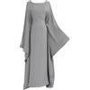 Vhersily Abaya Donna Islamico - Abito Musulmani Elegante - Abito Nobile per Donne e Ragazze Modeste - Ideale per la Preghiera e l'Uso Quotidiano, Eleganti Matrimonio, Estiva Casual Abiti