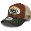 New Era Cappello Trucker con Patch Animali A-Frame Beige